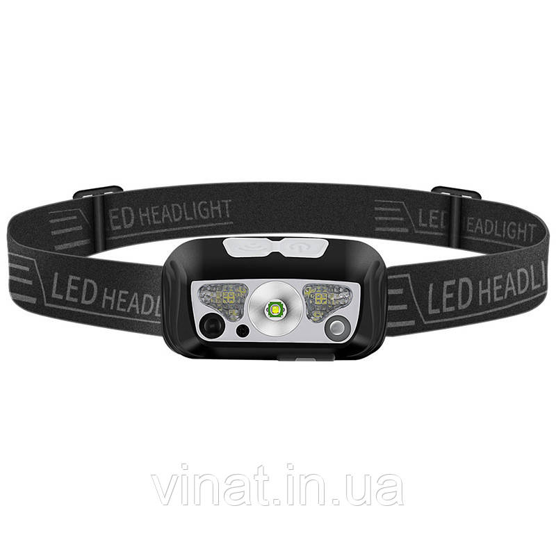 Світодіодний ліхтарик на голову з датчиком руху LED HEADLAMP CY-2088 B-12