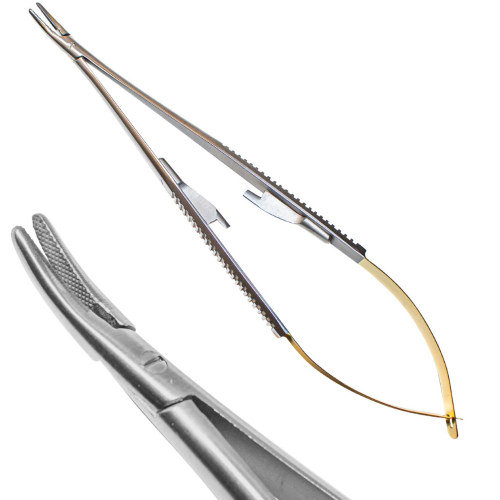 Голкотримач Castroviejo 18 см, вигнутий, 1108, фото 1