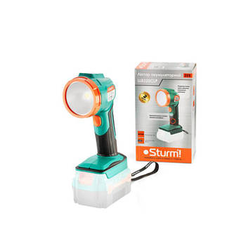 Акумуляторний ліхтар Sturm LL8320CLP 20В 300лм (без АКБ та ЗУ) з ергономічною м'якою рукояткою