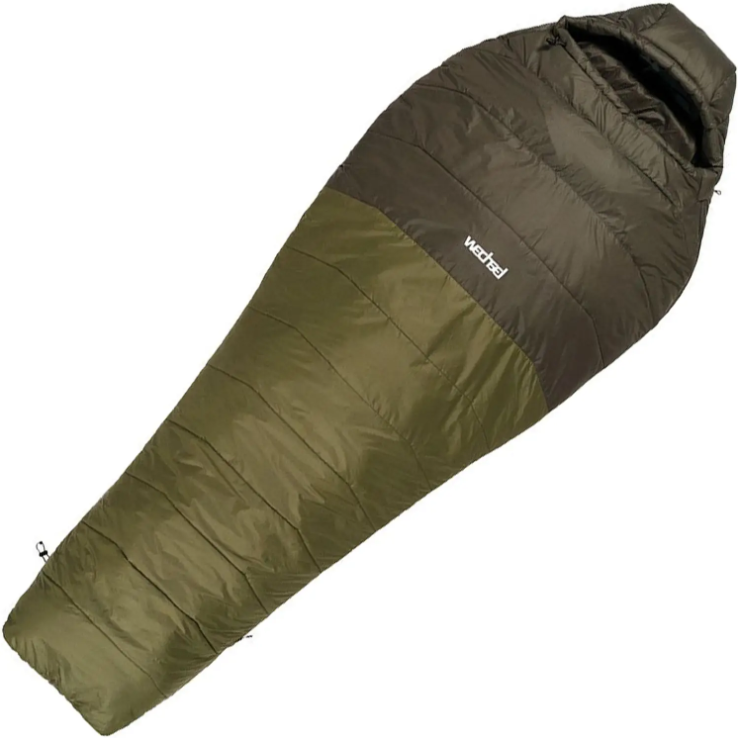 Спальний Мішок Трьохсезонний Кокон Wechsel Mudds Autumn 0° M TL Olive/Mud Green Left (232050) Туристичний Спальник