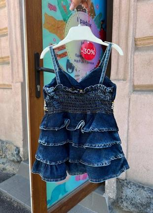 Гарне літнє джинсове платтячко (YOLA.BABY.SHOP), фото 3