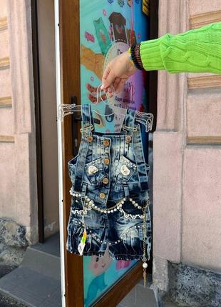 Гарне літнє джинсове платтячко (YOLA.BABY.SHOP), фото 1
