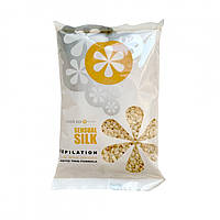 Віск для депіляції в гранулах, плівковий, з додаванням полімеру, Simple Use, Sensual Silk, (Чутливий Шовк), 800 г/уп