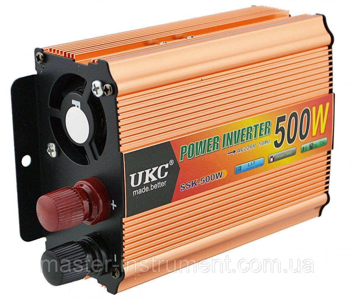 Інвертор UКС SSK-500W 12V-220V, фото 1