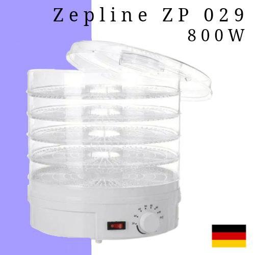 Сушильний апарат сушарка для овочів і фруктів Zepline ZP-029 Білий, Дегідратор