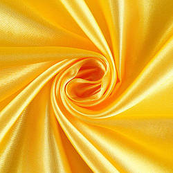 Тканина атлас LuxFabric 115 г/м² 1,5 м 1 м Жовтий