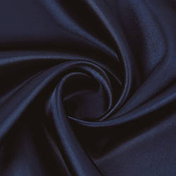Тканина атлас LuxFabric 115 г/м² 1,5 м 1 м Синій темний