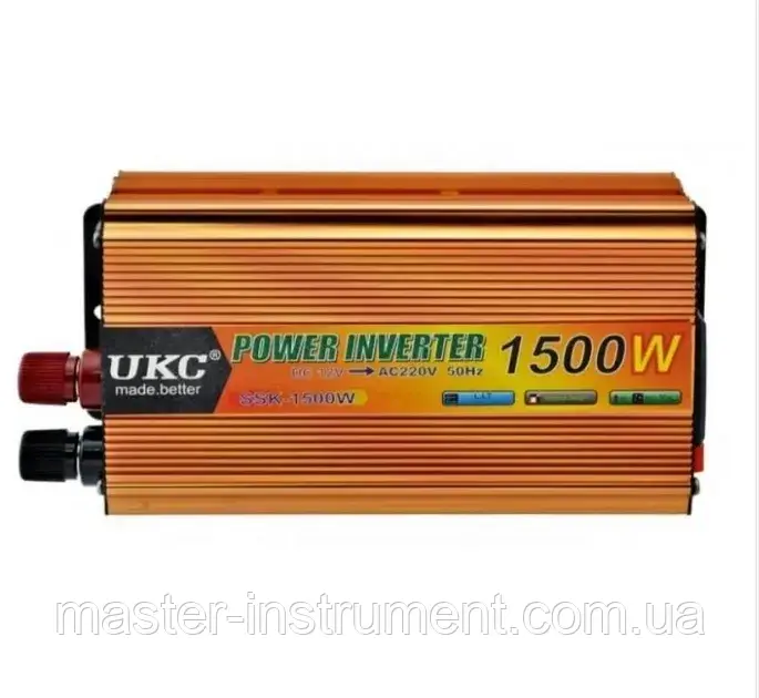 Інвертор UКС SSK-1500W 12V-220V, фото 1
