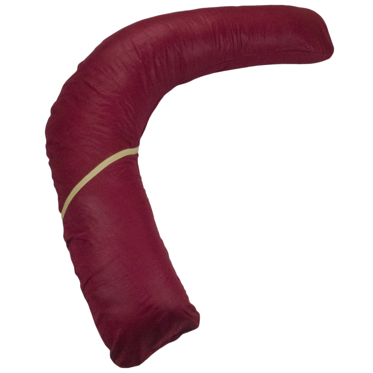 Подушка для вагітних і годування Бумеранг 148х66 см Бордова, фото 1