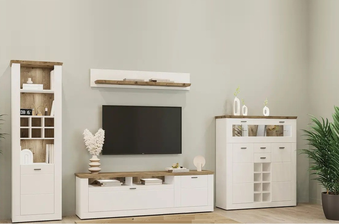 Вітальня Орлеан дуб вікінг/білий, фото 1