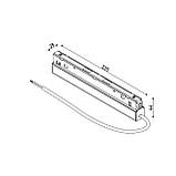 Блок живлення та підвід 100W DC48V МТ08 (чор), фото 2