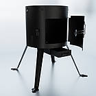 Піч під казан GRUY-8, 8 літрів + корона. Вогнище під казан, фото 2