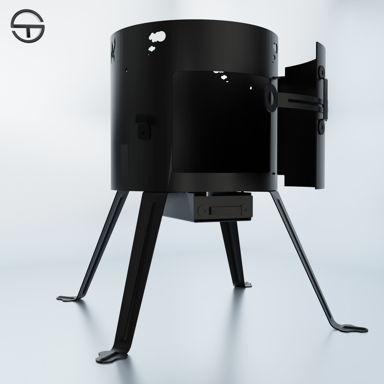 Піч під казан GRUY-8, 8 літрів + корона. Вогнище під казан, фото 1