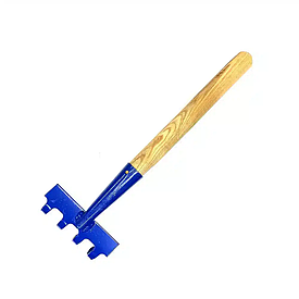 Граблі маленькі для клумби з ручкою (4 зубці) 40 см