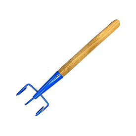 Блискавка садова з дерев'яною ручкою пофарбована (3 зуби)