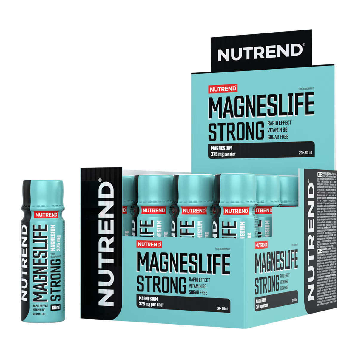 Антиспазм Nutrend Magneslife Strong 20x60 мл, фото 1