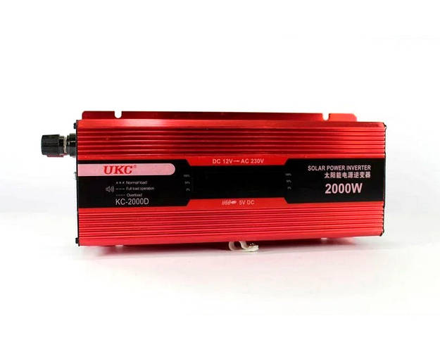 Автомобильный инвертор 12в, Преобразователь напряжения 220 в 120 2000W ...