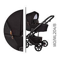 Коляска 2 в 1 BABY MERC MOSCA MO/204B чорна