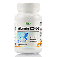 Аюрведичні вітаміни Vitamin K2 + D3 Biotrex 60 остеопороз, серце, здорові кістки, зуби