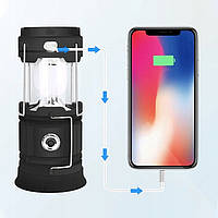 Акумуляторна лампа — powerbank, складана конструкція, USB-вхід, підставка, з підвісним кронштейном