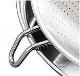 Друшляк сито конічний із неіржавкої сталі 20x16 см. EB-18100, фото 4