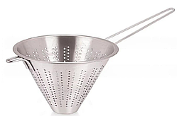 Друшляк сито конічний із неіржавкої сталі 22x18 см. EB-18101