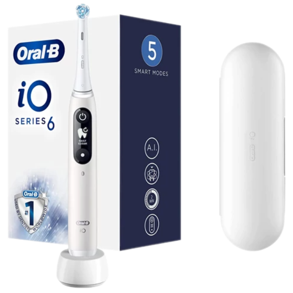 Електрична зубна щітка Oral-B iO 6 White (1 нас.)