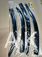 Ветровики Деу Нексия Дефлекторы окон на DAEWOO Nexia Sd 1994 г на скотче ТЮНИНГ ( 4 шт) Седан