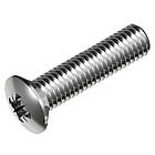 DIN966 М8х50 нержавіюча сталь гвинт повна різьба крок 1,25 (20шт.) [N5M30000N5M380500Z] напівпотайна PZ4 Metalvis