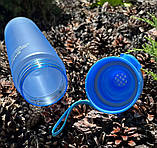 Пляшка для води CASNO 650 мл KXN-1157 Блакитна, фото 10