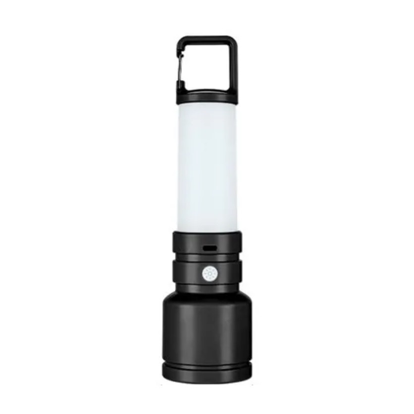 Ліхтар-лампа кемпінговий RIAS CH-23051 3W+SMD акумуляторний з карабіном Type-C Black (7_00684)