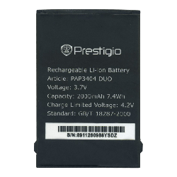 Акумулятор Prestigio PAP3404 Prestigio MultiPhone 3404 Duo [Original PRC]