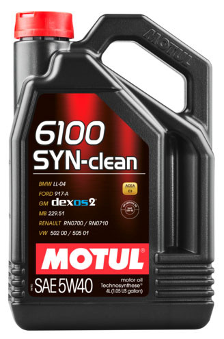 Олива моторна 6100 SYN-CLEAN 5W-40 (4L) MOTUL
