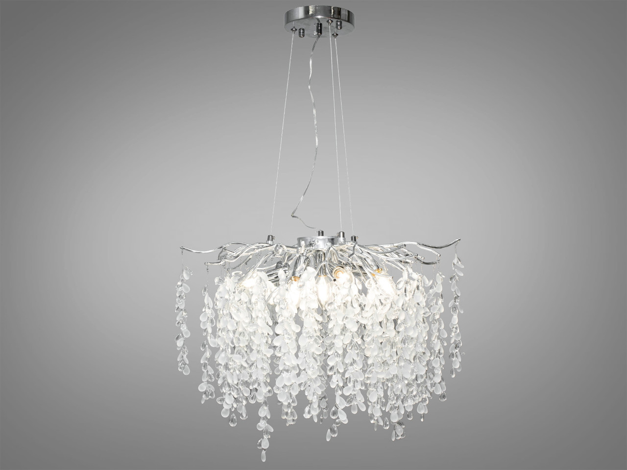 Сучасна кришталева люстра на 8 ламп Nicosia 603-600CH, фото 1