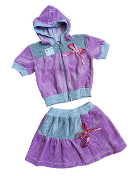 Костюм дитячий велюровий "Дюймовочка" для дівчинки р.56.