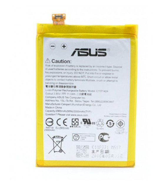 Акумулятор Asus C11P1424 (ZenFone 2 5,5" ZE550CL / ZE551ML) AAA, фото 1