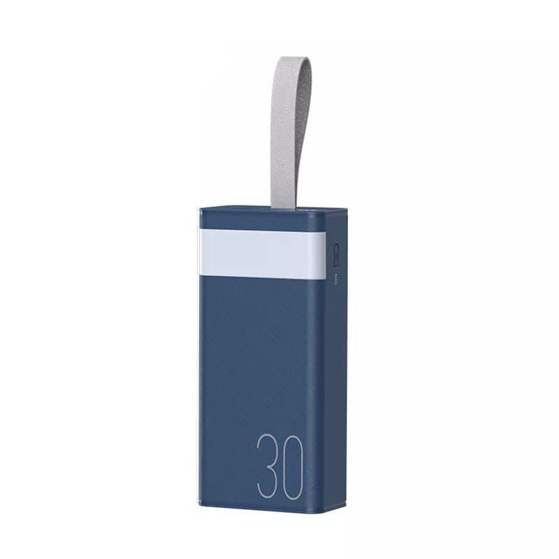 Повербанк Power bank Remax RPP-320 20w +22.5w 30000mAh швидка зарядка + ліхтарик (Синя)
