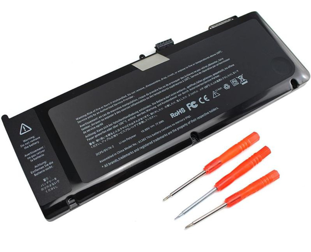 Акумуляторна акумуляторна акумулятор Apple A1382 для MacBook Pro 15" 2011-2012гг. A1286, фото 1