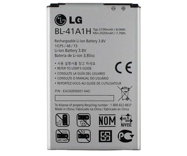 Акумулятор LG BL-41A1H / LG F60 / LG D390 / LG LS660