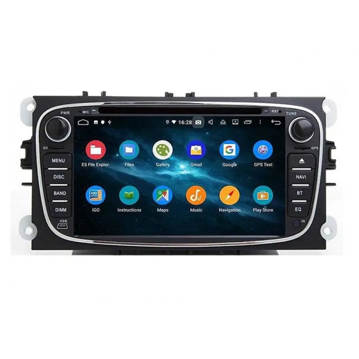 Штатна магнітола 7" Focus S-Max Mondeo Galaxy C-Max Android 12-4+32GB з функцією carplay і CANBUS