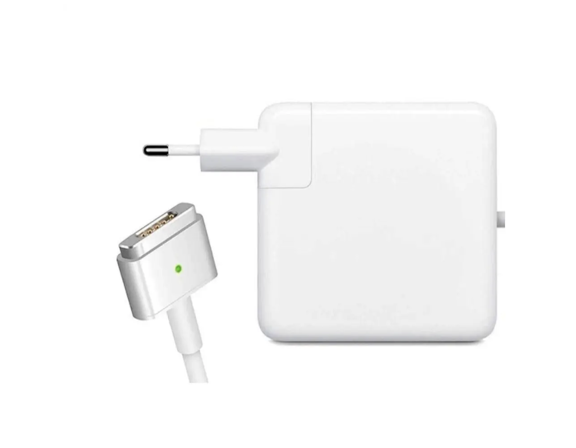 Мережевий Зарядний Пристрій Macbook MagSafe 2 PD60W 1:1 (Бiлий)