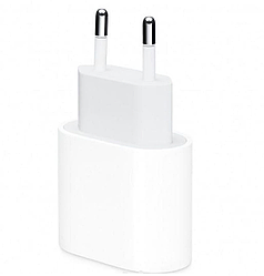Мережевий зарядний пристрій для Apple iPhone 12 20W USB-C білий (без лого)