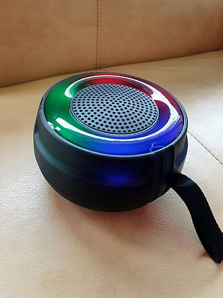 Колонка ZQS-1203 Mini Speaker LED Bluetooth (Чорний), фото 1
