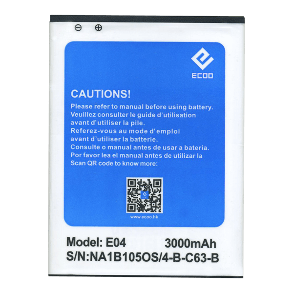 Акумулятор ECOO E04 (Elephone, Ecco, AKKU, PIL, Bluboo X6)  [Original PRC], фото 1