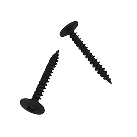 Саморіз із пресшайбою гострий чорний 4.2х51