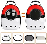 💚Космічний рюкзак переноска для тварин CosmoPet з ілюмінатором для собак та котів Кактус Зелений, фото 7