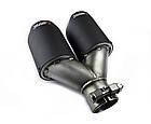 Насадка глушника Akrapovic AK54-89 Y Подвійний (ZB) carbon, фото 3