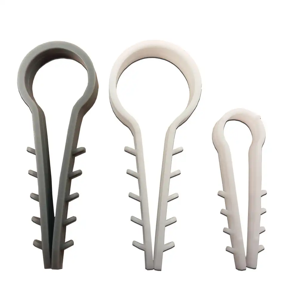 Кріплення для кабелю "Ялинка" кругле d8 (8-9 мм) чорна (100 шт./пач.), фото 1