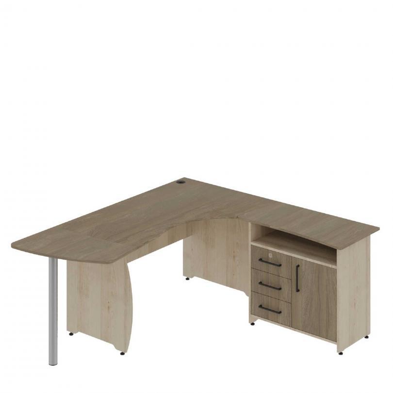 Стіл письмовий кутовий правосторонній