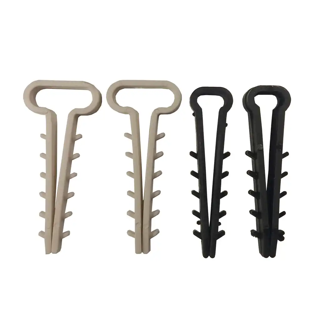 Кріплення для кабелю "Ялинка" плоске 4 (14х5мм) чорна (100 шт./пач.), фото 1